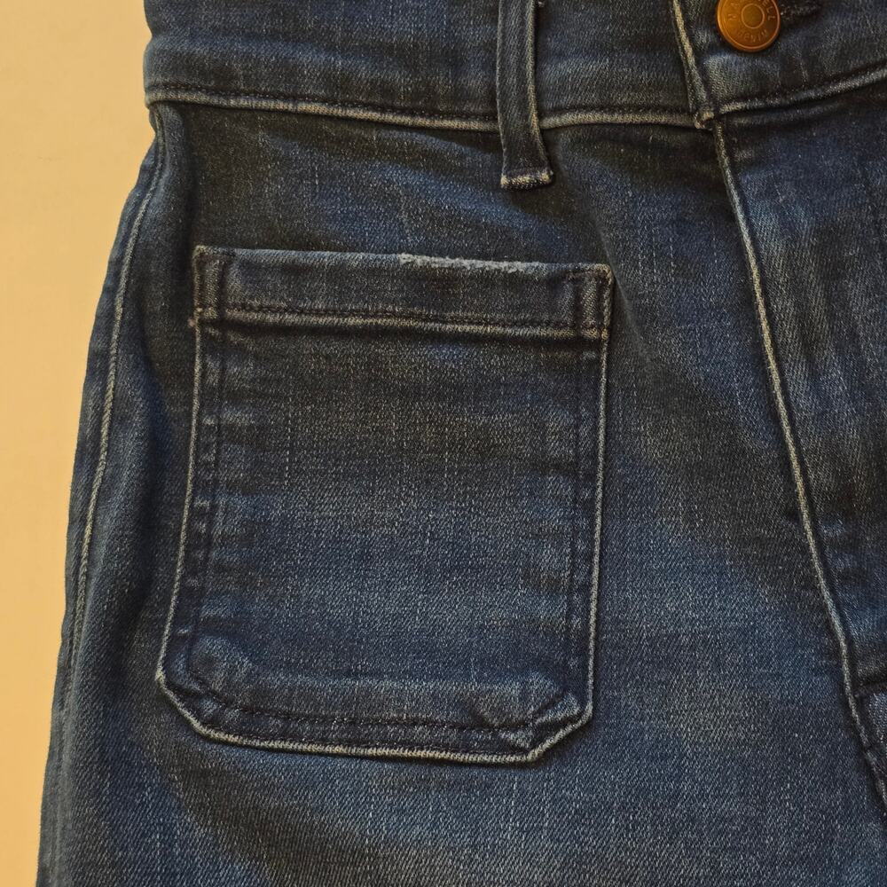 Madewell Jeans Womens Size 25T Blue The Tall Emmy Wide Leg High Rise Stretch NWT - Picture 9 of 14
